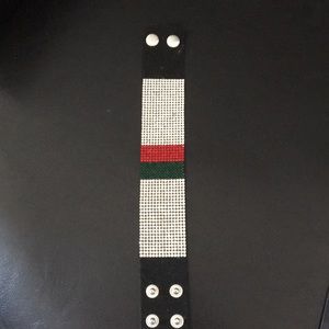 New Tri Color Crystal Bracelet Snaps